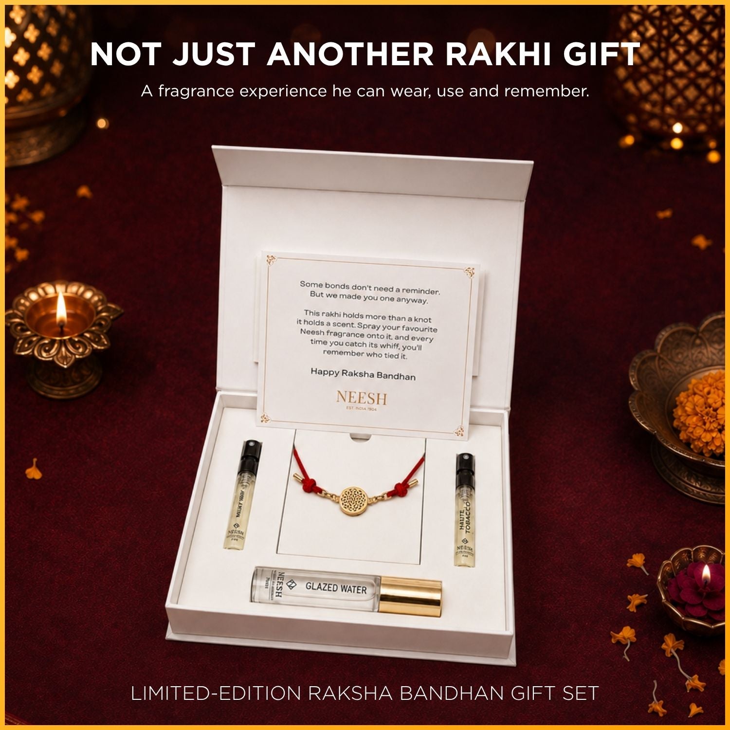 NEESH Rakhi Gift Set